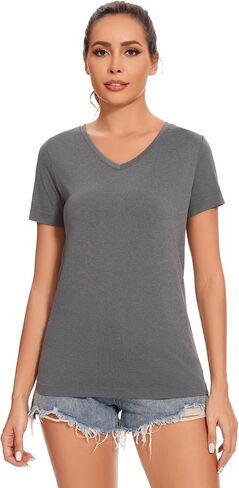 GXXGE Quick Dry Workout Tops for Women Short Sleeve Athletic Tees Breathable Gym Running Yoga T Shirts Sun Protection UPF50+ in Kuwait