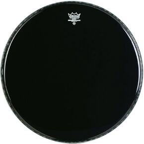 Remo ES1020-00 20-Inch Ebony Ambassador Bass Drum Head
