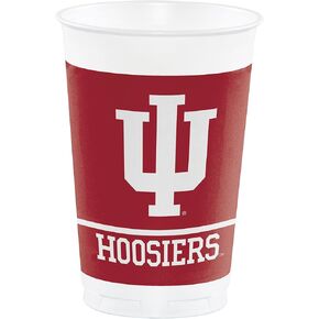 Creative Converting Indiana University Plastic Cups, 24 ct