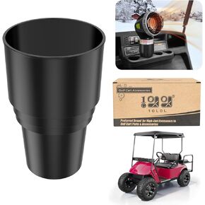 10L0L Golf Cart Heater Propane Cup Holder (NOT Heater Included) for EZGO for Club Car for Yamaha, Replacement Drink Holder Loading for 16.4 oz Portable Propane Heater Camping Gas Cylinder