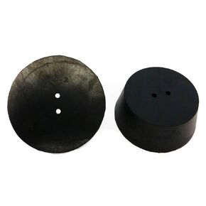 RS-14-2 | GSC International RS-14-2 Rubber Stoppers, Size 14, Drilled 2-Holes (1-Pound Pack)