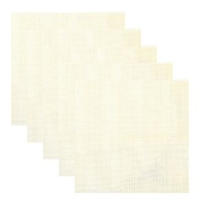 uxcell 5 Pack Brass Mesh, 5.9" x 5.9" 20 Mesh Brass Woven Wire Mesh Brass Filter Coarse Dense Filter Screen Mesh for Non-Magnetic Signal Screen Tool DIY Fill Fabric