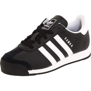adidas Originals Samoa Sneaker (Little Kid/Big Kid),Black/Running White/Running White,12 M US Little Kid
