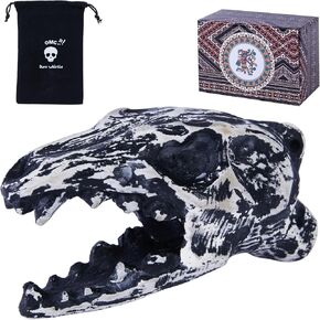 “The Jackal" Canine Skull Loudest Aztec Death Whistle - Jackal Skull Shape | 135+ dB sound | Authentic Human Scream Sound | Ancient War Ritual & Ceremonial Tool | Perfect for Costumes & Halloween