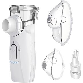 Nebulizer, Ultrasonic Portable Nebulizer, USB Rechargeable Portable Nebulizer with Mouthpiece, Nebulizer Machine for Adults & Kids with Auto Clean, Travel, Home, Daily use
