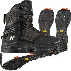 Korkers Men's Studded Vibram Soles Fishing-Wader-Boots