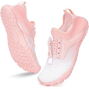 Hike Barefoot Shoes Water Shoes for Women Men, Newly Water Drops Pattern Pro Minimalist Shoes Quick Dry Breathable & Non-Slip Wide Toe Running Shoes for Beach Aqua Swim Surf Hiking