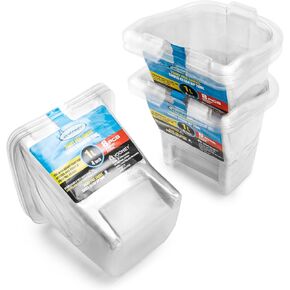 24PCS Paint Pail Liners, Plastic Disposable Bucket Liner Set for Paint Cups,Holds Up to A Quart of Paint or Stain