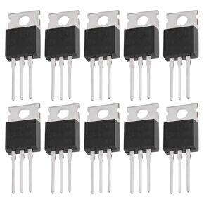 10Pcs MOSFET Transistors IRF3708 MOSFET Transistors N-Channel Power Mosfet Transistor TO220 30V 62A for Electronic Applications