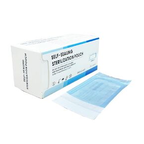 200 PCS Self-Sealing Sterilization Pouches for Dentist Tools, Beauty Toolkits and Nail Tools (2.24" x 5")