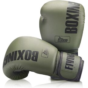 FIVING Pro Style Boxing Gloves for Women, PU Leather, Training Muay Thai,Sparring,Fighting Kickboxing,Adult Heavy Punching Bag Gloves Mitts Focus Pad Workout for Ladies