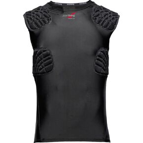 Integrated Football Padded Compression Sleeveless Shirt Titan Series with Dri-Lex Technology