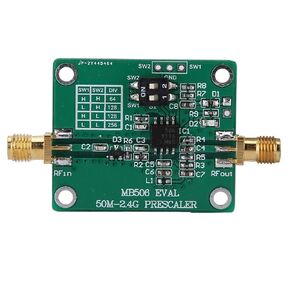 2.4GHz Frequency Divider, High Frequency Prescaler MB506 Module Signal Divider for 64 128 256 Frequency Divider with MB87006A PLL IC Synthesizer Circuit