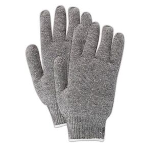 MAGID G138 Grayt Shadow Cotton/Polyester High Density Glove with Knit Wrist Cuff, Work, 9-1/2" Length, Men's Size, Gray (Case of 12)