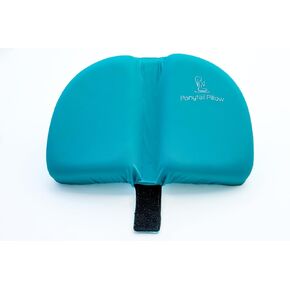 Pony Tail Pillow, Yoga and Pilates in Comfort, Rest Your Head in Comfort, Teal Color, with Washable Pillow Cover