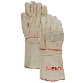 MAGID Heat Beater Extra Heavy Hot Mill Gloves with White Knuckle Strap (12 Pair)