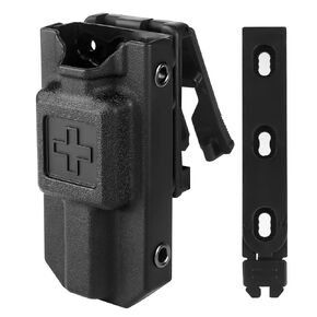 Locking Clip Tourniquet Holder, Belt Clip Tourniquet Kit Pouch for Holster Molle Tourniquet Holder Duty Belt Attachment Lock Clip Pouch Compatible for GEN 7 and Older Duty Belt Police Gear.