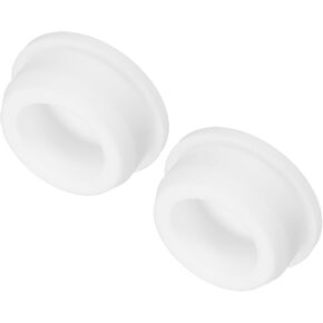 MECCANIXITY High Temp Silicone Plug Mount Dia 71.3mm/2.81 Inch t Shaped Rubber Stopper Hole Plugs for Powder Coating Plating Waterproof Sealing Plugs White Pack of 2