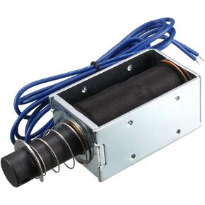 uxcell DC 12V 1.5A 500g/15mm Pull Type Open Frame Solenoid Electromagnet