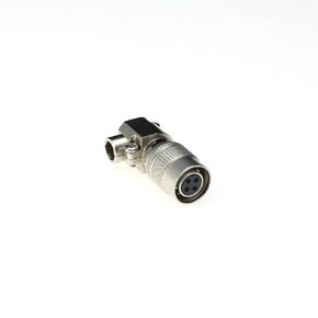 Alvins Hirose 4 Pin Female HR10A-7P-4S Connector Rotatable Right Angle Circular Plug for SmallHD DP7| AC7 Monitor