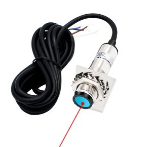 Laser photoelectric Switch NPN NO + NC Input(10-30VDC), 4 Wires; Detection Distance 8-50cm; HG18-D50N3, 12V; 24V Normally Open and Normally Closed Photoelectric Beam Sensor (NPN, NO+NC)…