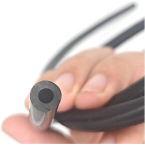 3FT 0.27" OD 0.16" ID Conductive Rubber Tube Hose Silicone Tubing 6x4mm Industrial Rubber Tubing No Static Electricity 1 meter