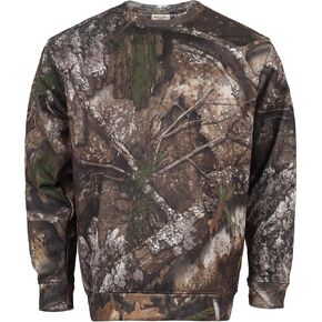 Realtree Apx Camouflage Fleece Performance Crewneck Sweatshirt Unisex Adult Hunting Clothes