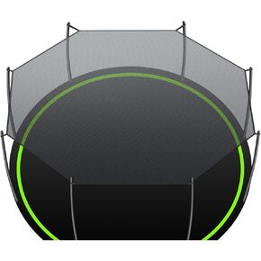 Outdoor 14 ft Trampoline Cover Trampoline Tent Cover Regular Octagon Trampoline Canopy Awning Frameless Shade Cover for Sun Protection Trampoline Accessories