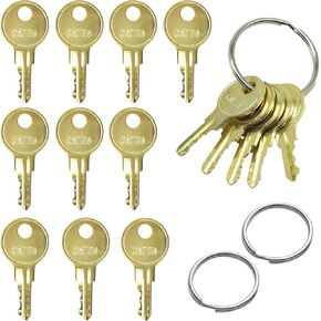Dispenser Keys for Bobrick 33043 CAT74 10 Pack Toilet Paper Towel Dispenser Key Dispenser Keys Paper Towel Key Compatible with Bobrick Cat 74 Dispenser