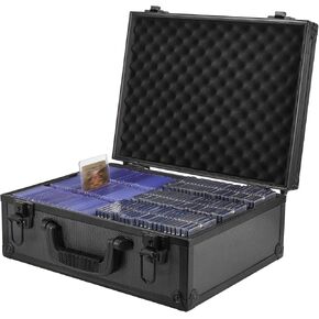Toploader Storage Box for 3" x 4" 35pt Rigid Card, Top Loader Card Storage Hard Case, Sports Card Storage Boxes for Trading Cards, Top Loaders Card Holder (Holds 600+ Toploaders) (XL)