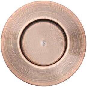 Sink Top Push Button Replacement for Insinkerator Air Switch Garbage/Waste Disposal Outlet By Essential Values (Red Oil Bronze Cover)