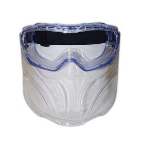 MAGID GFS360AFC Gemstone SAFETY Goggles with Detachable Face Mask, 12.7" Height, 18.3" Wide, 19.6" Length, Polycarbonate, Standard, Clear