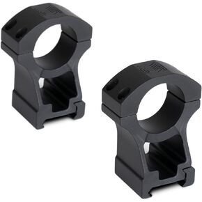 Monstrum High Profile Picatinny Scope Rings with See-Through Base