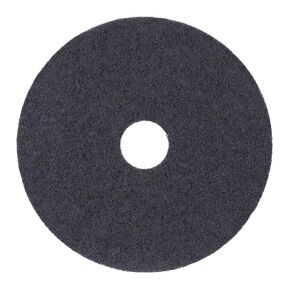 Boardwalk Stripping Floor Pads, 17" Diameter, Black, 5/Carton