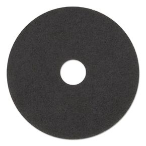 Boardwalk BWK4012BLA 12 in. Diameter Stripping Floor Pads - Black (5/Carton)