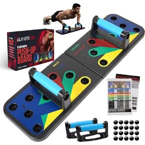 Push up Board for Men & Women | Multi-Function Foldable Pushup Board | Muscle max Push Up Board for Floor Home Workout Equipment | Fitness & Strength Training Equipment