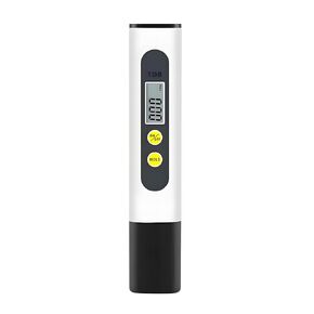 TDS Meter,Water Quality Tester, Digital Water Tester with 0-9990 PPM, Ideal Water Test Meter for Aquariums, Pools, Drinking Water ect (White)