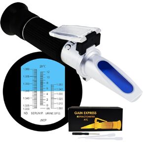Clinical Refractometer with ATC, Tri Scale Serum Protein/Urine Specific Gravity/Refractive Index