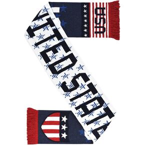 Euroscarves USA Recycled Cotton Soccer Knit Scarf (United States)