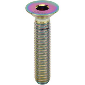 Bike Stem Bolt, Titanium Alloy Headset Stem Top Cap Fixing Bolt M6x30mm Bike Stem Bolt Screw for Bike Repair
