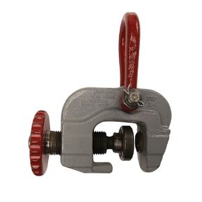 Campbell 6421000 Horizontal to Vertical Screw Adjusted Cam Plate Lifting Clamp, 0 - 1" Grip, 1 ton Working Load Limit