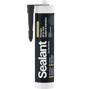 Light Grey Kitchen Bathroom Hybrid Polymer Sealant Adhesive 13.1oz All in One Waterproof Weatherproof Joint Paintable Indoor Outdoor Bath Shower Sink Window Board Door RV Roof Wood Leak - 1 Pack