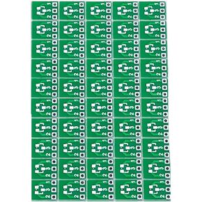 50pcs New Double Side SMD SOT23-3 to DIP SIP3 Adapter PCB Board DIY Converter (SOT23-3)