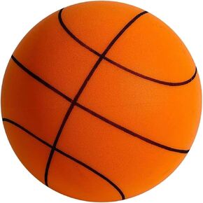 Silent Basketball,Silent Basketball Dribbling Indoor,2024 Upgrade Quiet Foam Basketball Indoor Training Ball,Foam Basketball Indoor Training Quiet Ball Feel No Noise Basketball