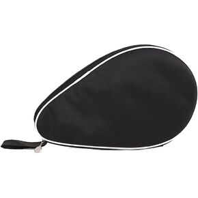 1 Piece Table Tennis Bag Table Tennis Racket Cover Case Pingpong Paddle Case Cover Pingpong Storage Bag Table Tennis Bat Cover Case Table Tennis Paddles Bag, Black