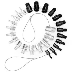 Thread Checker Nut and Bolt Thread Checker 26 Male Female Thread Gauges Thread Gauge Bolt Thread Identifier Bolt Size Finder Thread Checker Standard and Metric Bolt and Nut Identifier Gauge