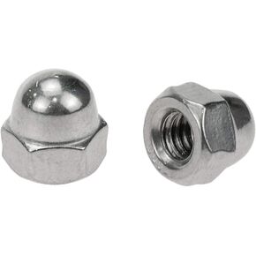 Coshar 20Pcs 1/4-20 Acorn Cap Nuts Hex Nut,18-8 304 Stainless Steel Hex Dome Cap Nut,Plain Finish in Kuwait