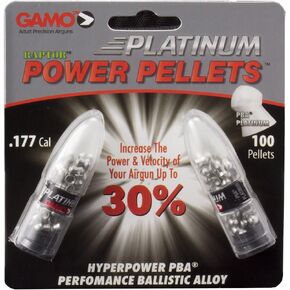 Gamo Air Gun Pellets PBA Platinum .177 Cal. Qty of 100