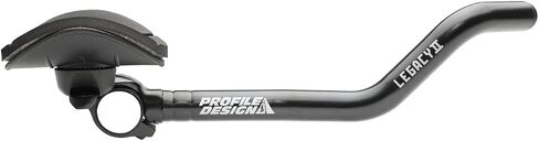 Profile Design Legacy II Aerobars, Aluminum Aerobar Extensions for Triathlon and Time Trial Bikes, Adjustable Armrests, Handlebar Rest for Cycling, Black, One Size in Kuwait