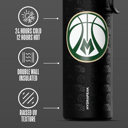 Hydrapeak x NBA Officially Licensed New York Knicks 26 oz Active Water Bottle with Chug Lid and Handle Reusable Stainless Steel Double Wall Insulated Sports Gift in Kuwait